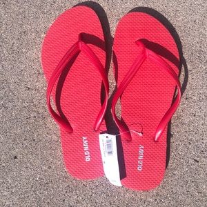 Rubber flip flops